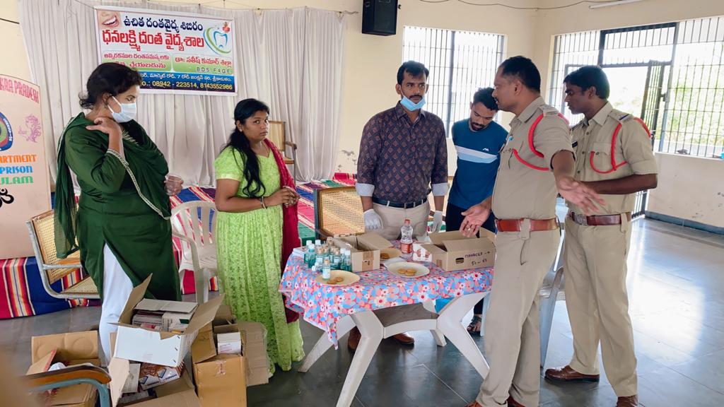 Dental camp conducted for Srikakulam Prison Department